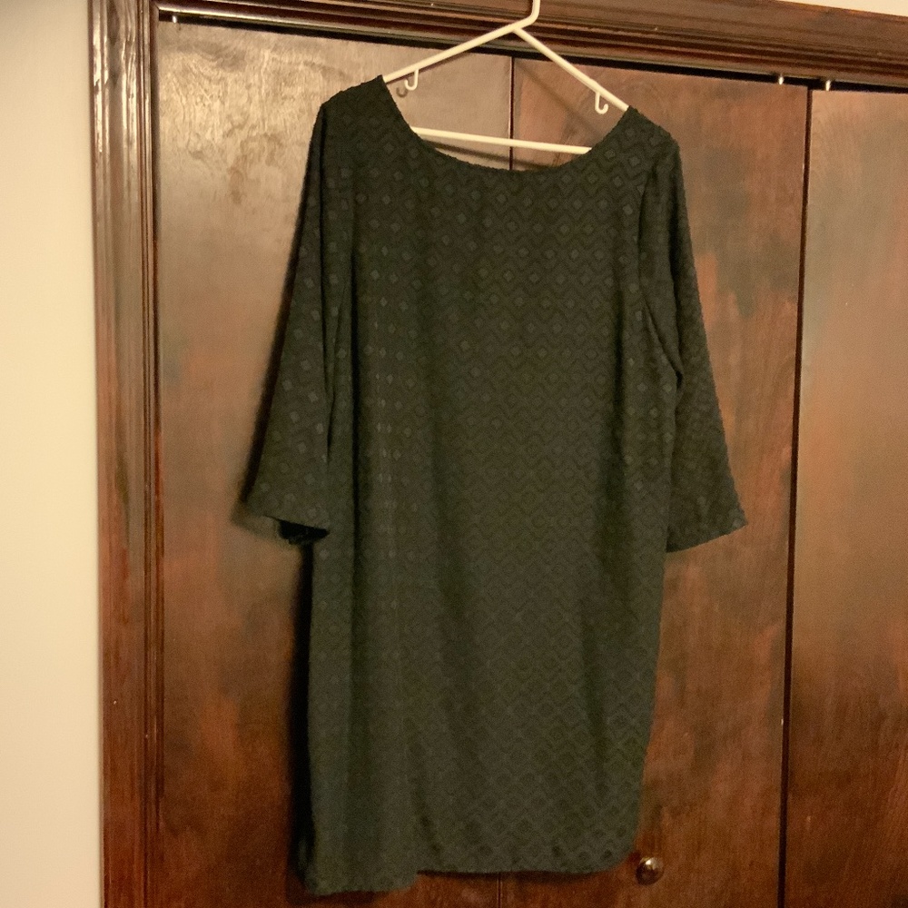 Black mini dress